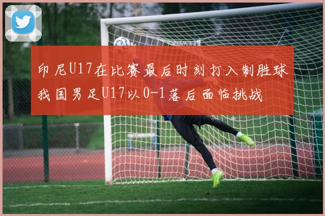 印尼U17在比赛最后时刻打入制胜球我国男足U17以0-1落后面临挑战